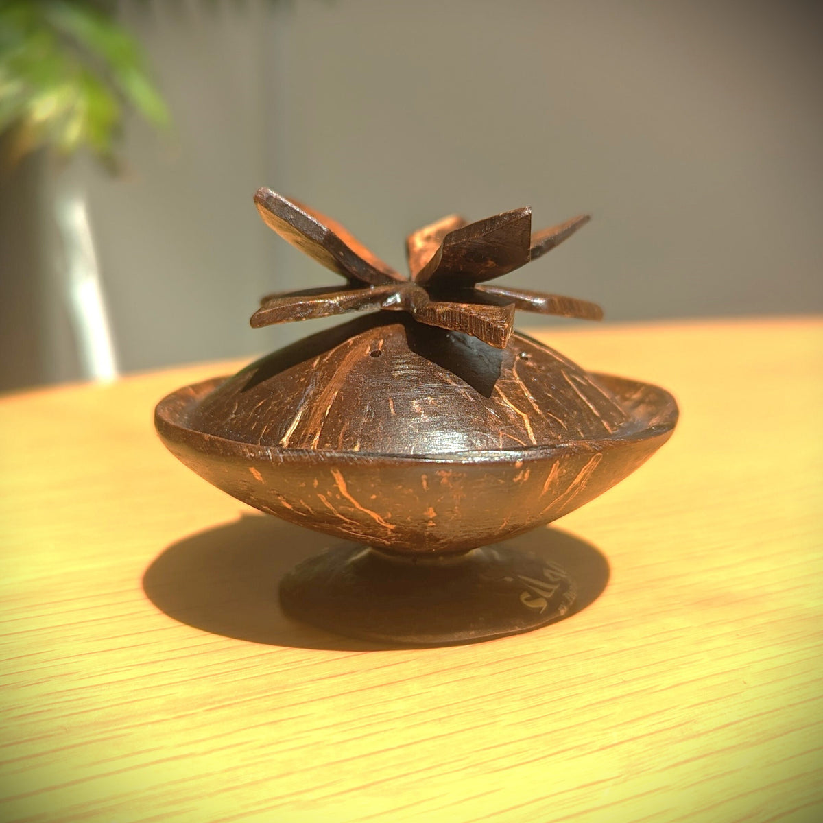 COCONUT INCENSE BURNERS - Handmade from Sri Lanka