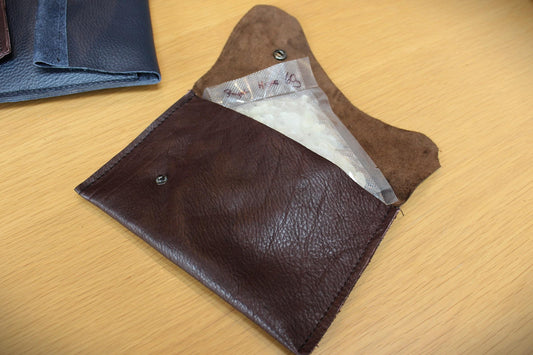 Handmade Leather Incense Satchel