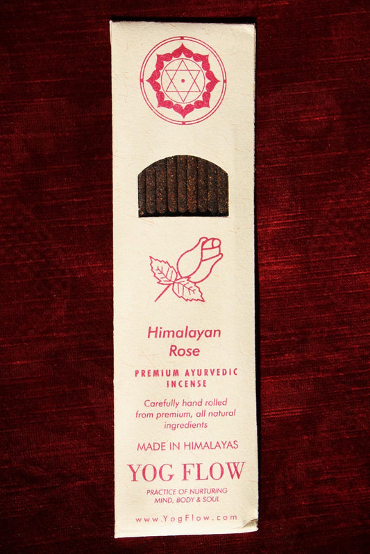 HIMALAYAN ROSE - Hand rolled incense sticks from the Himalayas