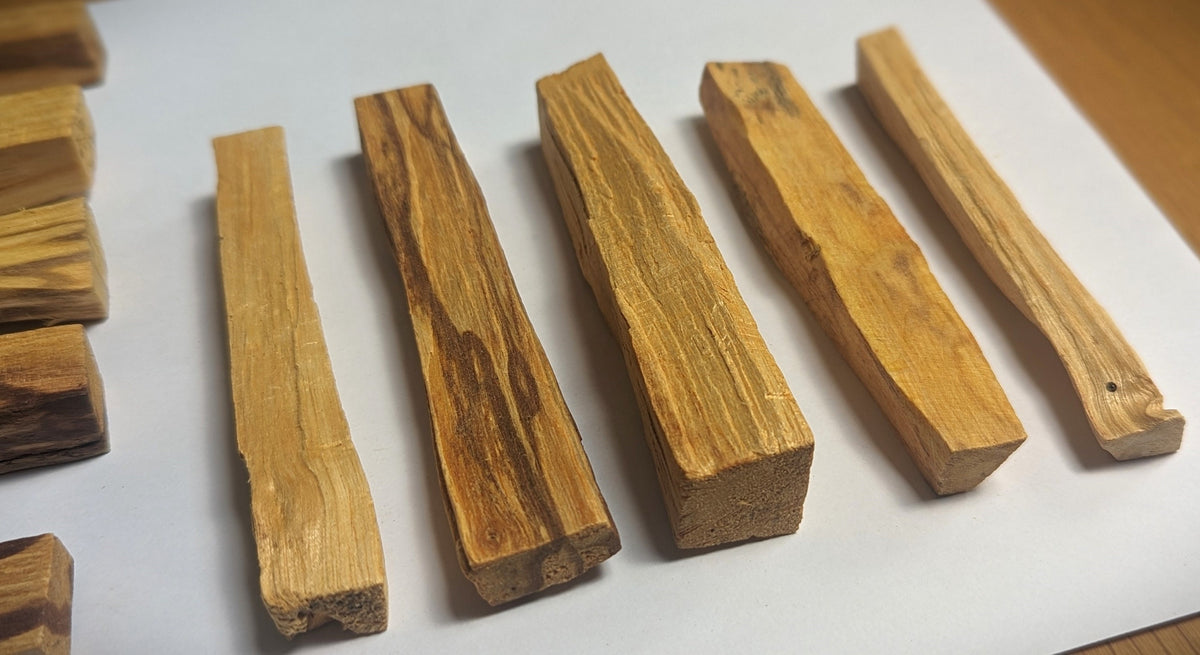 Palo Santo Smudge Sticks – Sustainably Sourced, Sweet Woody Scent