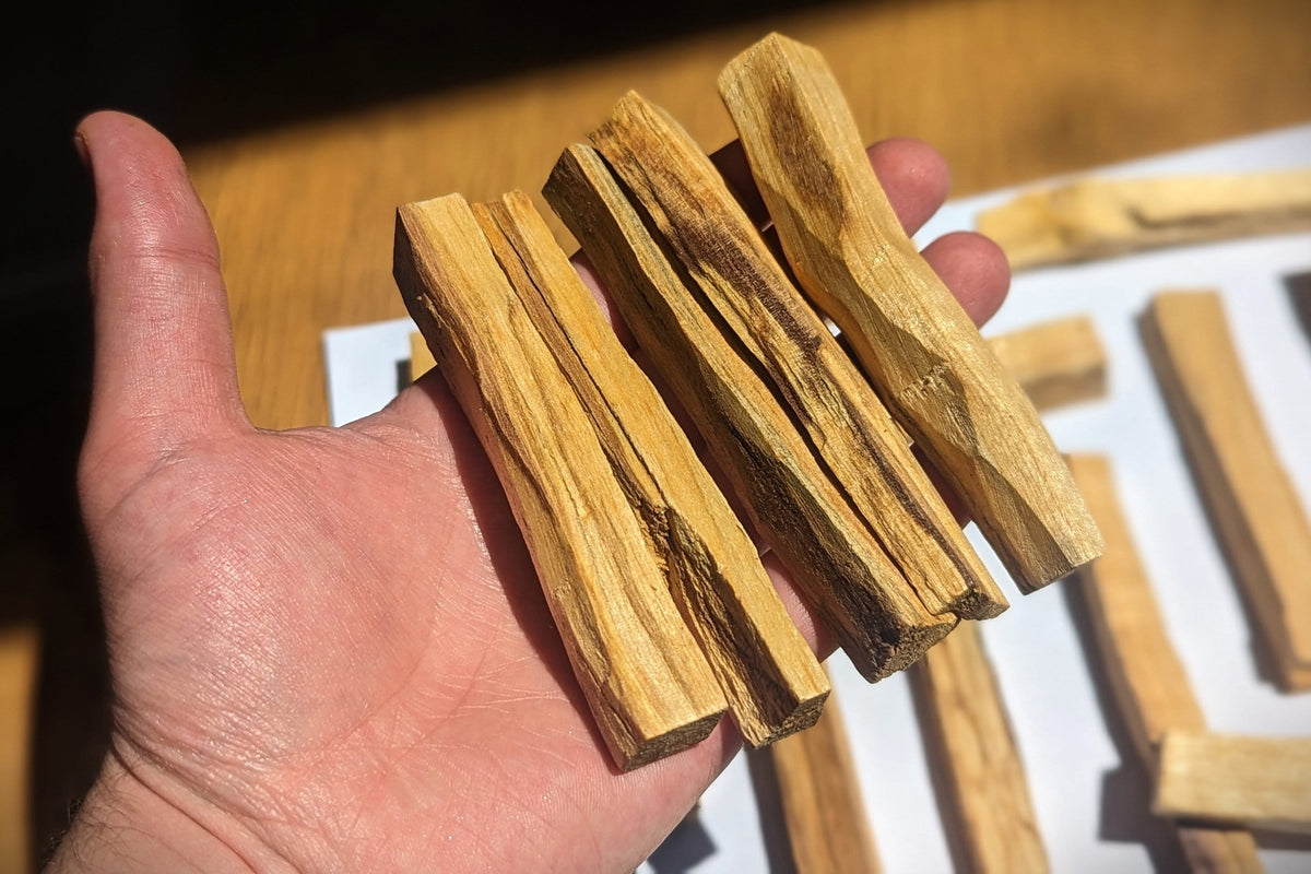 Palo Santo Smudge Sticks – Sustainably Sourced, Sweet Woody Scent