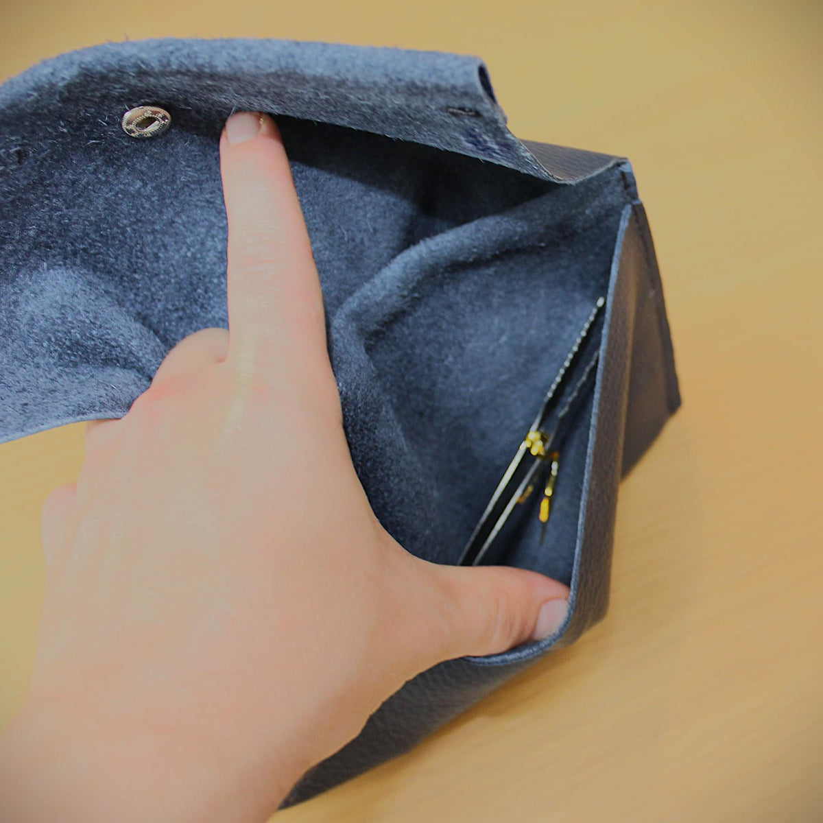 Recycled Leather Incense Wallet