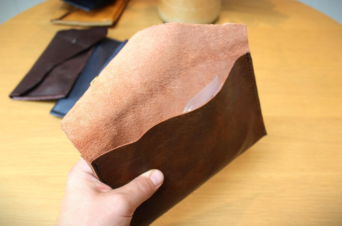 Handmade Recycled Leather Incense Satchel