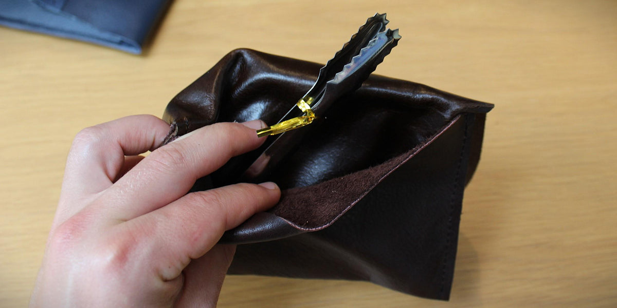 Handmade Leather Incense Satchel