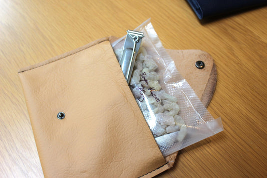 Handmade Leather Incense Wallet