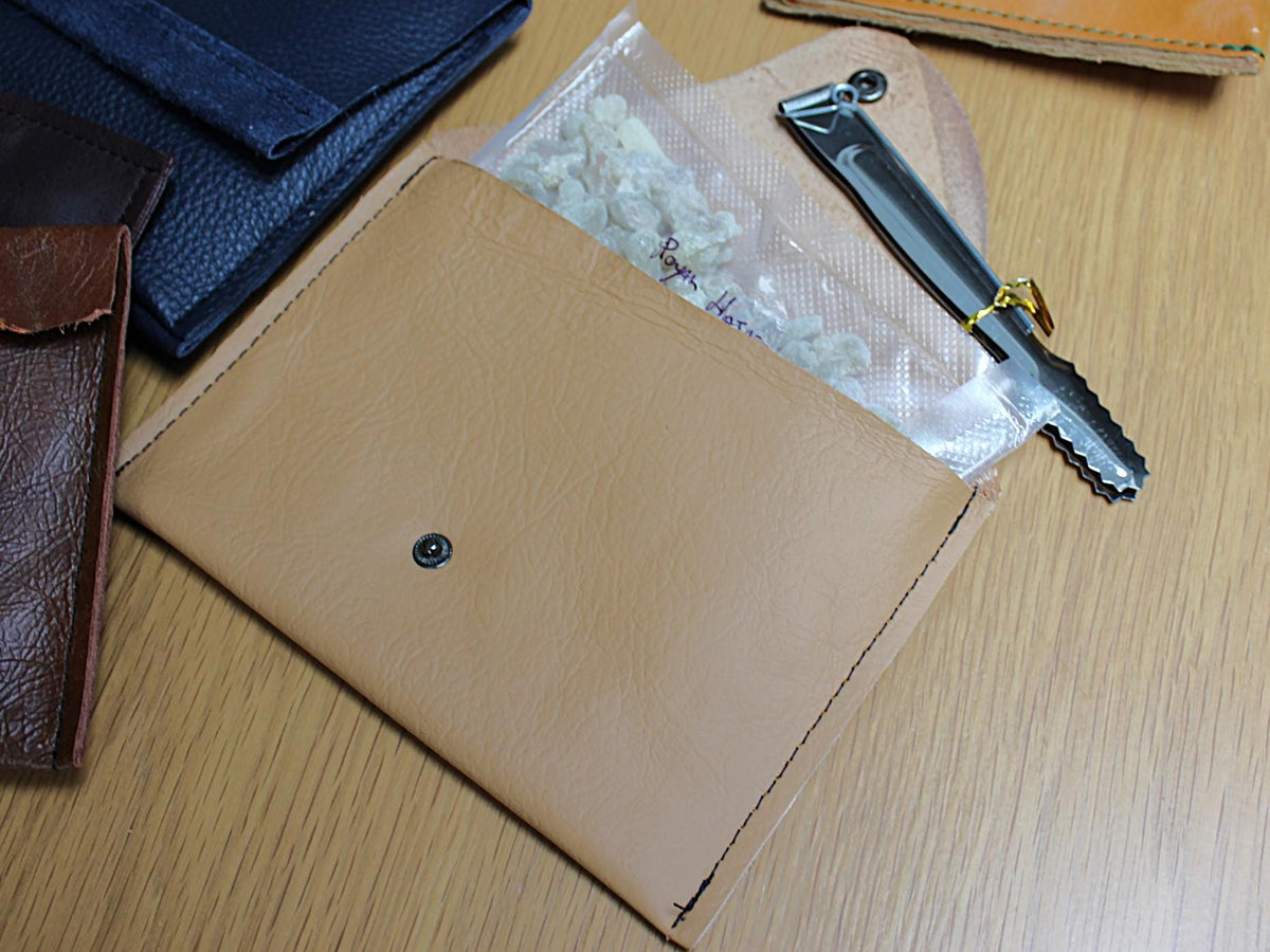 Handmade Leather Incense Wallet