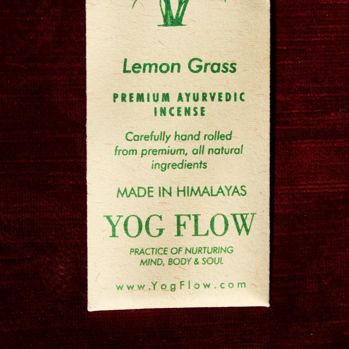 LEMONGRASS - Hand rolled incense sticks from the Himalayas