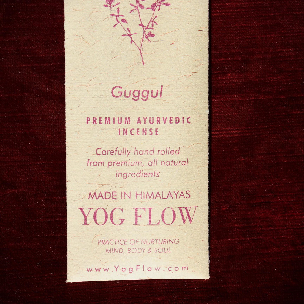 GUGGUL - Hand rolled incense sticks from the Himalayas