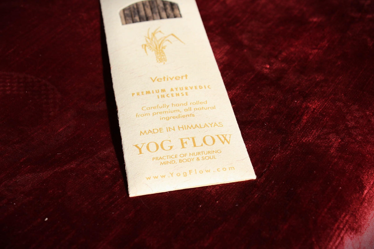 VETIVER - Hand rolled incense sticks from the Himalayas