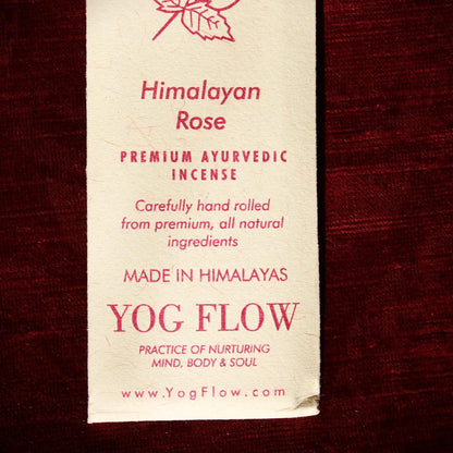 HIMALAYAN ROSE - Hand rolled incense sticks from the Himalayas