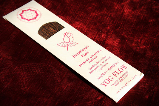 HIMALAYAN ROSE - Hand rolled incense sticks from the Himalayas