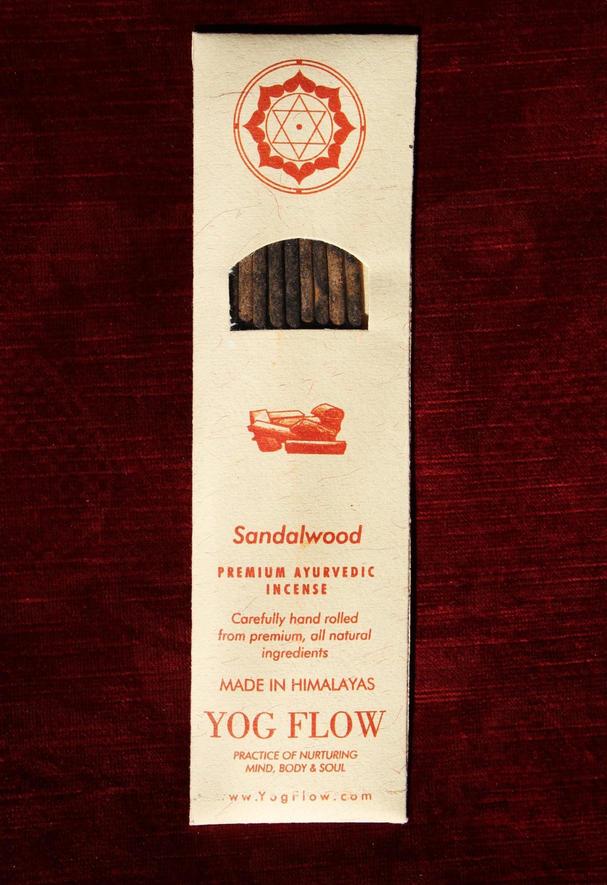 SANDALWOOD - Hand rolled incense sticks from the Himalayas