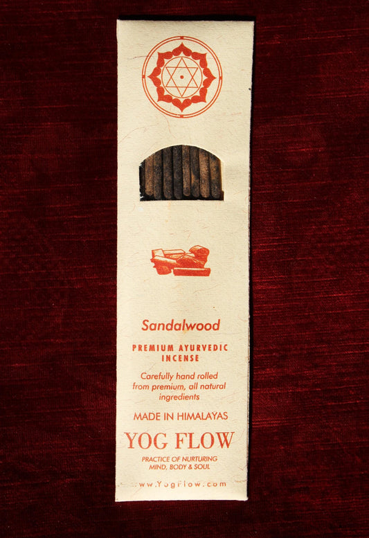 SANDALWOOD - Hand rolled incense sticks from the Himalayas