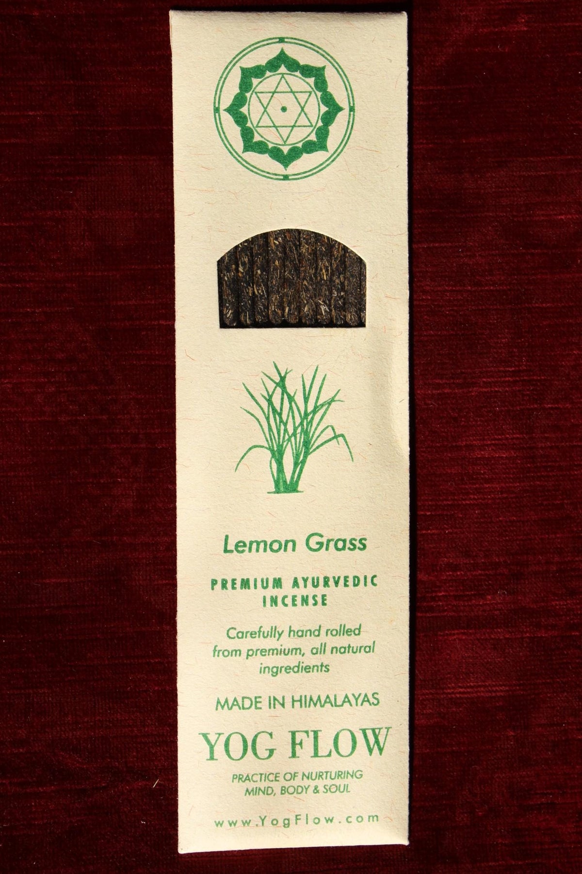LEMONGRASS - Hand rolled incense sticks from the Himalayas