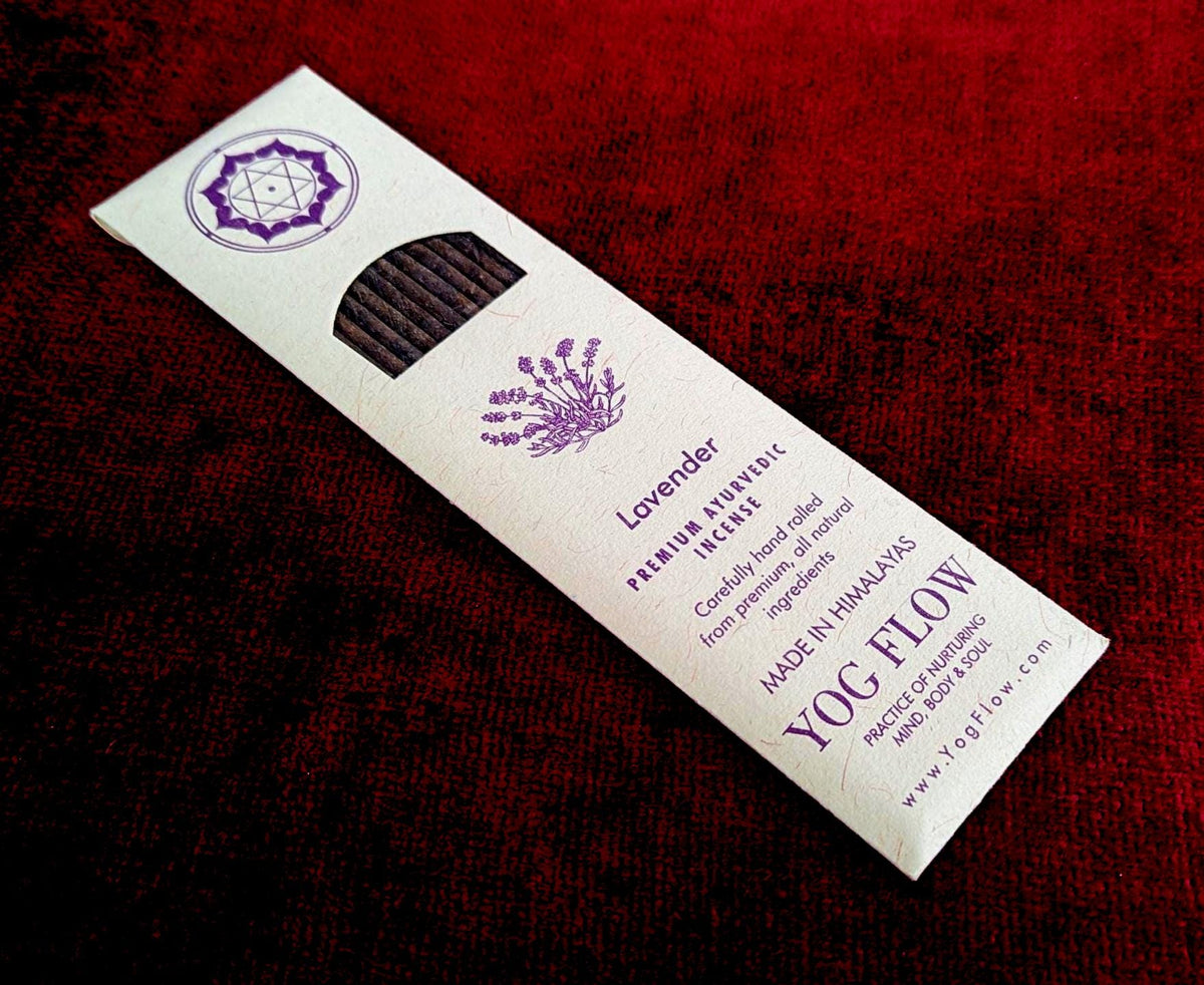 LAVENDER - Hand rolled incense sticks from the Himalayas