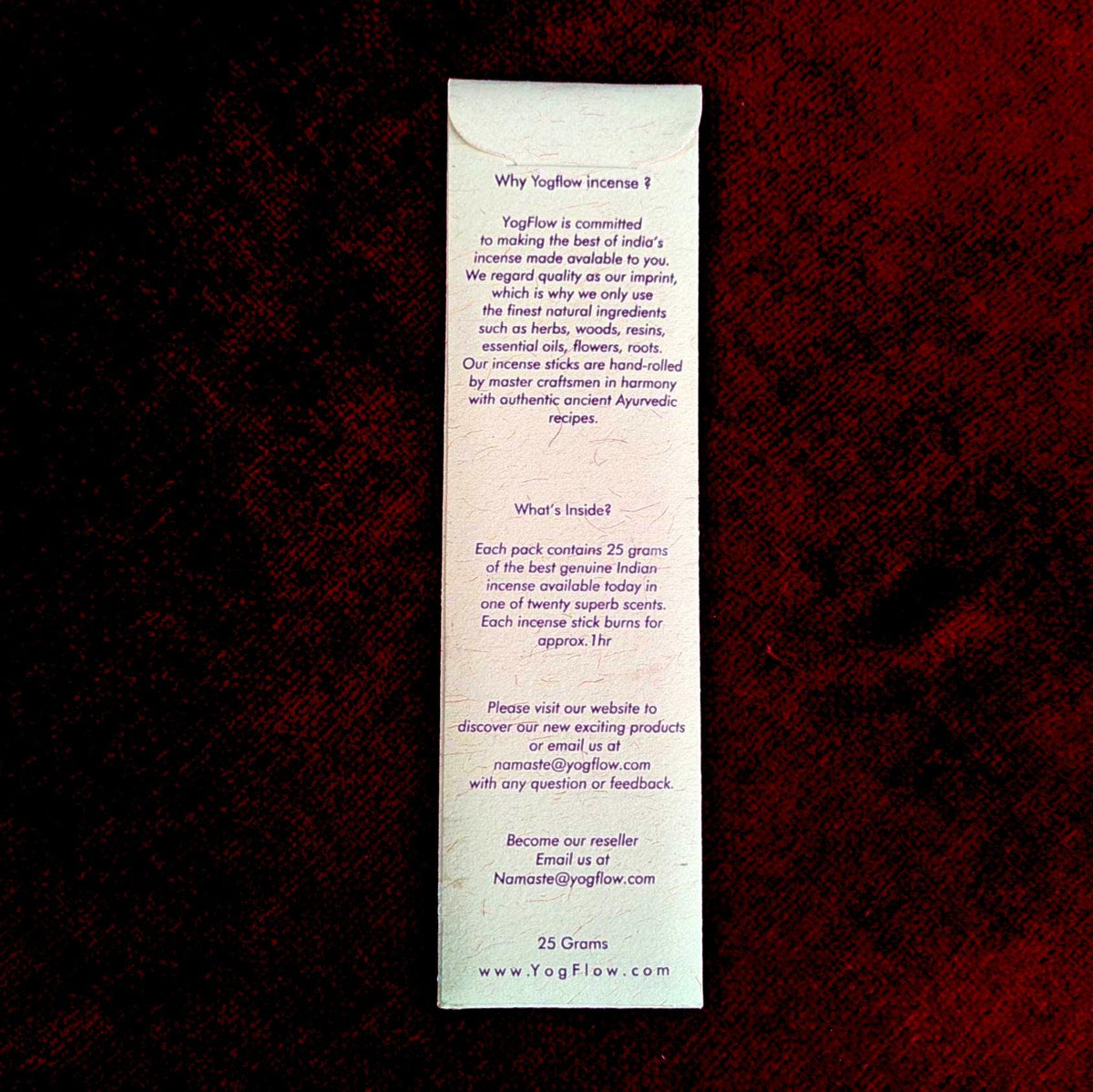 LAVENDER - Hand rolled incense sticks from the Himalayas
