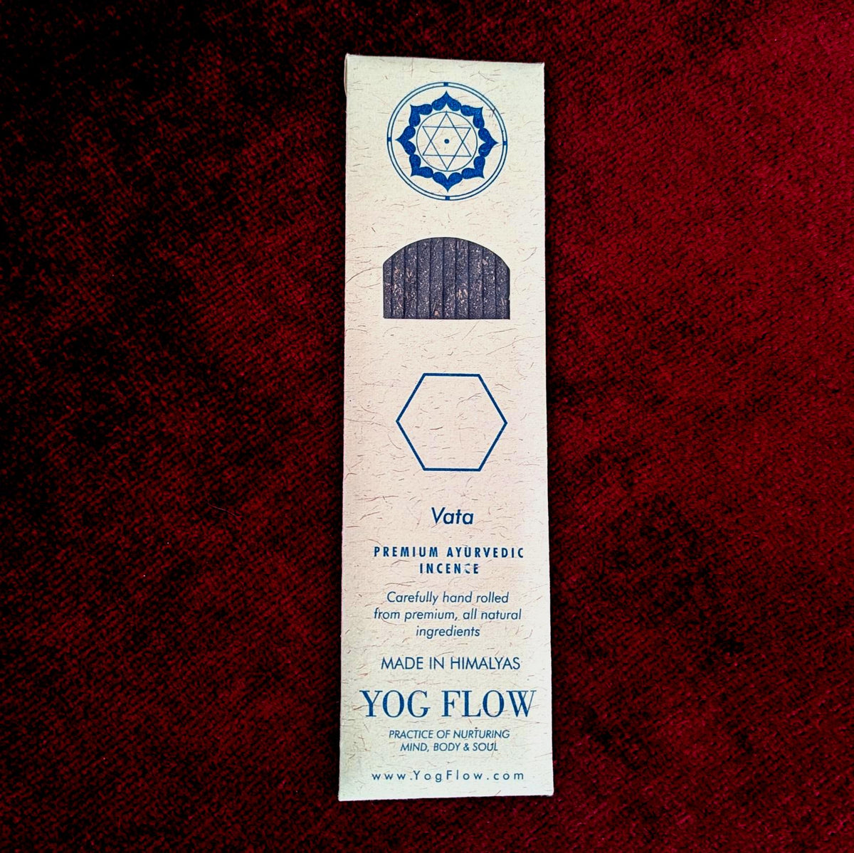 VATA - Ayurvedic Incense Sticks - Hand rolled in the Himalayas